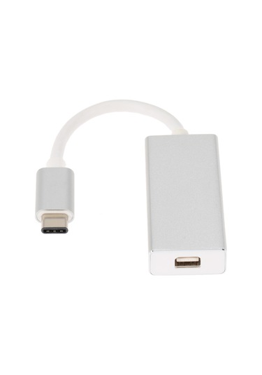 Yaleker Usb-c'den Mini Dp'ye Dönüştürücü - 4k 30hz Video/audio Aktarımı, Alüminyum Kasa, 8cm Uzunluk