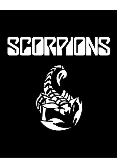 Zepplin Giyim Scorpions Classic Büyük Sırt Patch Yama