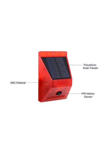 Moveevo Güneş Enerjili Hareketli Alarm Işığı 110db - Hayvan Ve Girişici Kovucu, 4 Çalışma Modu, Ip65 Su Geçirmez, Dahili Li-pol Batarya Kumanda Yok Moveevo Güneş Enerjili Hareketli Alarm Işığı 110db - Hayvan Ve Girişici Kovucu, 4 Çalışma Modu, Ip65 Su Geçirmez, Dahili Li-pol Batarya Kumanda Yok