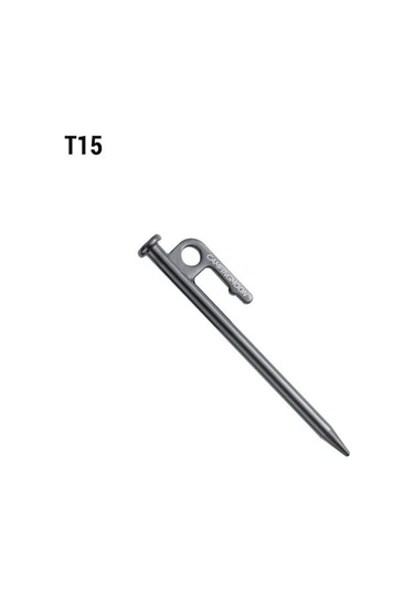 Campıngmoon 15cm Karbon Çelik Kamp Çadır Pini - Dayanıklı, Kuru Topraklarda Kullanım İçin Sabit Destek Çok Renkli Çok Renkli