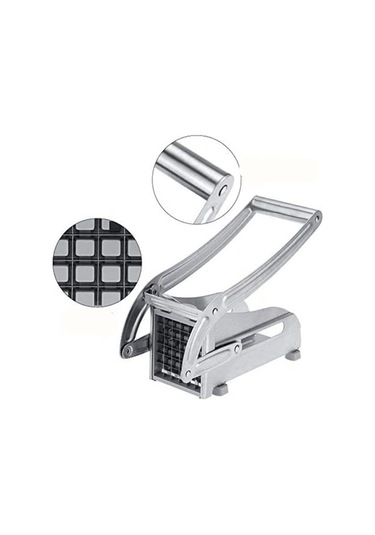 Pazly Patates Kızartması Kesici Paslanmaz Çelik Kaymaz Taban Mutfak Aleti Çok Renkli Çok Renkli