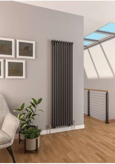 Warma Focha Dikey Çelik Radyatör 510x1800 Pütürlü Beyaz Ral 9016