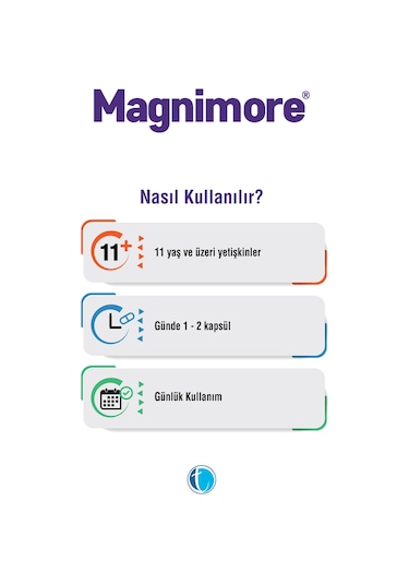 Magnimore Magnezyum Bisglisinat 60 Bitkisel Kapsül 120 Mg