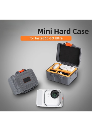 Xindoker Insta360 Go Ultra İçin Aqx-23 Suluğa Dayanıklı Mini Depolama Kutusu - Aksesuarları Sağlam Olarak Saklama Kutusu