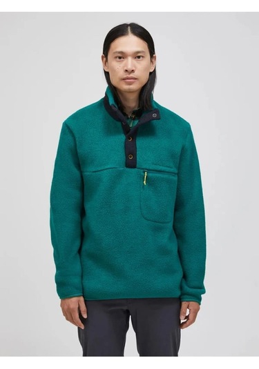 Peak Performance G78899060 M Fleece Snap T-neck Erkek Polar 001