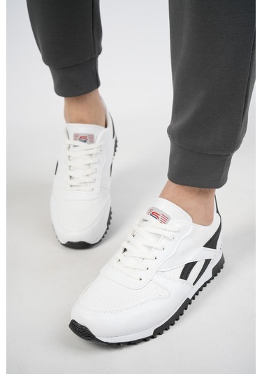 Muggo Blake Unisex Ortopedik Günlük Garantili Yürüyüş Koşu Sneaker Spor Ayakkabı 001