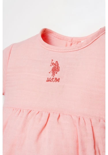 U.S. Polo Assn. U.s Polo Assn. Kız Bebek Pembe Elbise Usb2977-c-v4 Pembe