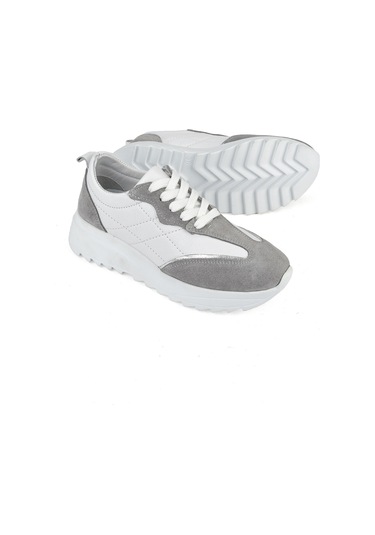Ziya, Kadın Hakiki Deri Sneaker 1531050z26802420pk Beyaz 1531050z26802420pk 500 Beyaz