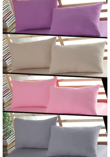 Formeya Ranforce %100 Pamuk Yastık Kılıfı 8 Adet 50 x 70 Kapaklı