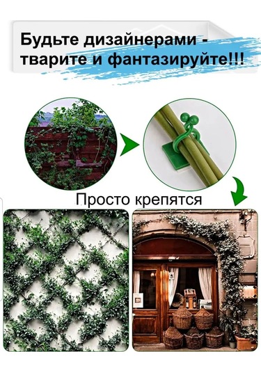 Greduha Bitkiler İçin Duvar Tipi Destek Klipsi, 10 Adet 169153203