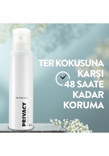 Privacy Woman Kadın Deodorant Sprey 3 x 150 ML