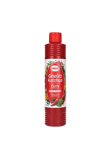 Hela Gewürz Ketchup Curry Leicht Scharf 800ml
