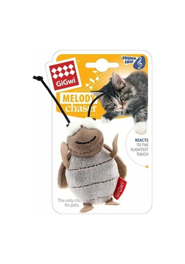 Gigwi 7021 Melody Chaser Ağustos Böceği 3 x 8 x 10 CM Sesli Kedi Oyuncağı