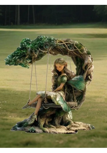 Tenfowee 20 Cm Akrilik Gazon Figürü, Pati K, Bahçe Dekoru, 2d Ev Deseni, Hava Ve Su Dayanıklı, Kolay Kurulum