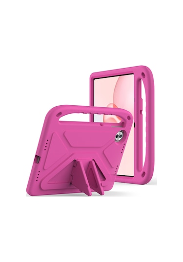 Honor Pad 10 Kılıf El Tutacağı Destek Standı Tablet Eva Kılıfı - Gül Tablet Kılıfı