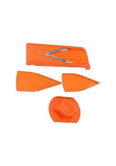 V Şeklinde Mandolin Dilimleyici Manuel Sebze Doğrayıcı Paslanmaz Çelik Bıçaklı El Koruyuculu Pişirme Aleti D Diğer