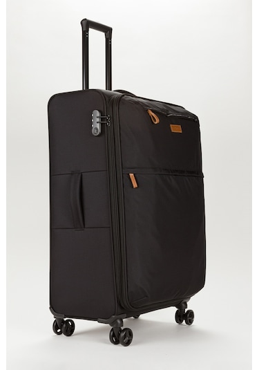 Fossil Unisex Büyük Boy Kumaş Valiz 028-01 Siyah