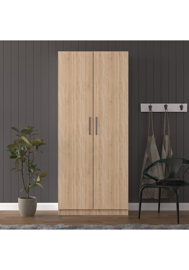 Sonamo Modern Dolaplı Kitaplıklı Raflı Bilgisayar Çalışma Masası