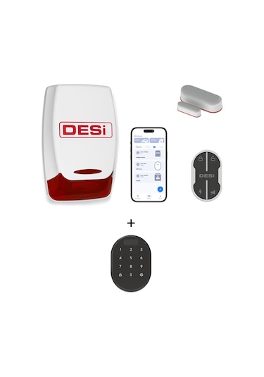Desi Midline Smart Akıllı Alarm Sistemi + Keypad Wifi-bluetooth