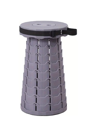 Ultimate Teleskopik Katlanır Sandalye - Ayarlanabilir, Dayanıklı Ve Taşınabilir Gray Suudi Arabistan Gri