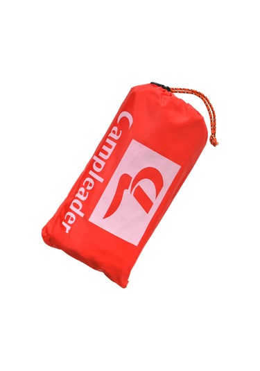 Teltree Üç İşlevli Dışarıda Yağmurluk: Yağmur Engeli, Zemin Minderi Ve Çadır - Trekking, Bisiklet İçin Poliester Multifonksiyonel Kırmızı