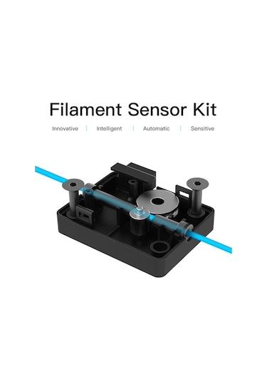 Flybuy Creality Filament Dedektör Kiti - Ender-3 V3 Se/ke İçin Led Göstergeli Otomatik Algılayıcı Paketli Siyah