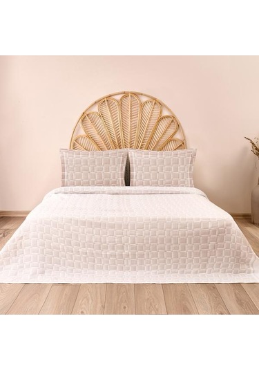 Evidea Soft Barella Çift Kişilik Yatak Örtüsü - Beyaz - 260x250 Cm Beyaz