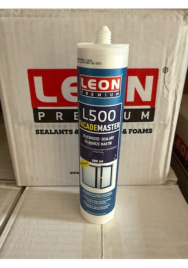 Leon Silikonize Mastik 6 Lı Set Avantaj Paketi Suya Dayanıklı Beyaz