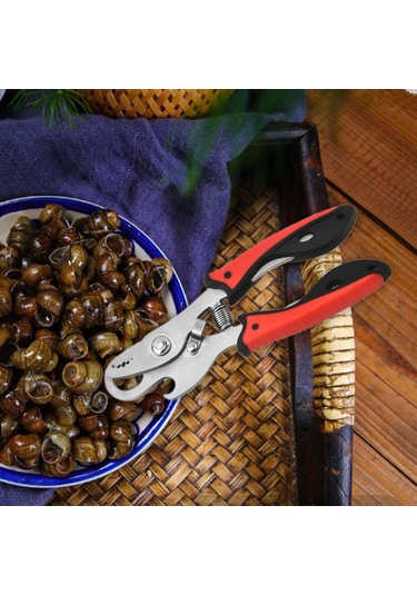 Suntek Salyangoz Kuyruğu Kesme Pensesi 5.8in Pratik Rahat Kırmızı