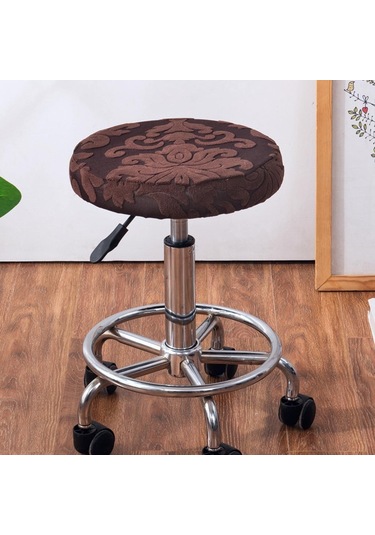 Suntek Tabure Örtüsü Yuvarlak Bar Cafe Taburesi Koltuk