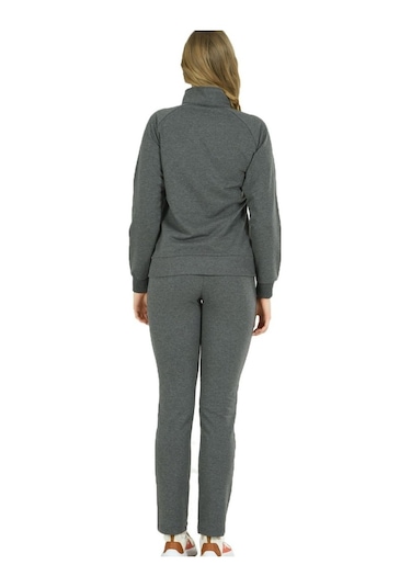 Fantasy Kadın Boydan Fermuarlı Büyük Beden Eşofman Takım 201836B