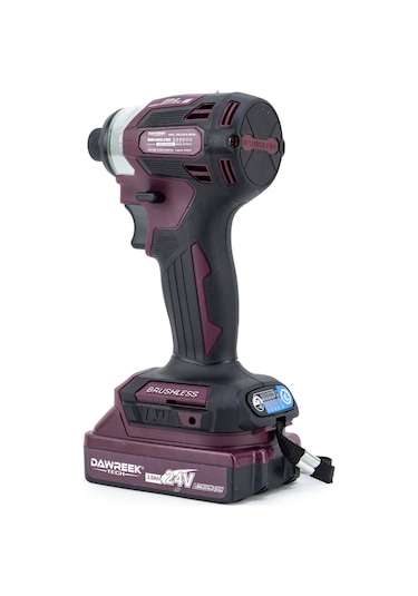 Dawreek Akülü Torklu Vidalama/Somun Sıkma Makinesi - Mor