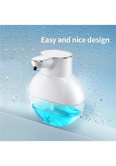 Ulzyvf Akıllı Otomatik Sabun Köpük Ve Jel Dispenseri - Banyo İçin Beyaz Beyaz