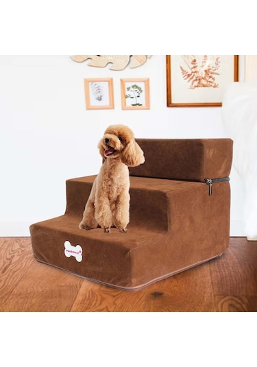 Homyl Yumuşak Köpek Merdiven Merdiveni Kaymaz Çıkarılabilir