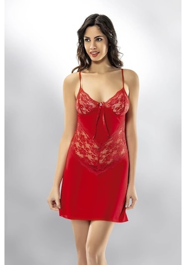 Kota Bayan Dantelli Gecelik Takımı 6202 (506275491)