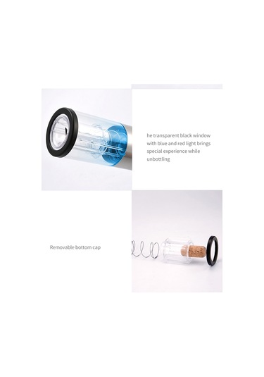 Youtek Usb Şarjlı Elektrikli Şarap Açıcı Kırmızı - Hızlı Mantar Çıkarma, Otomatik Fonksiyon, Çeşitli Şarap Şişelerine Uyumlu Kırmızı