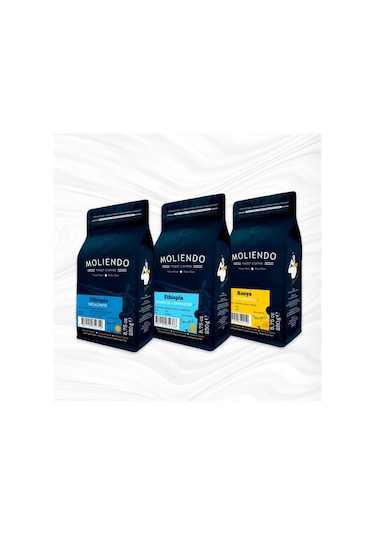 Moliendo Afrika Kahveleri Avantaj Paketi 3 x 250 G
