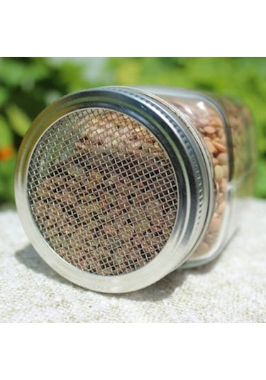 Lebihmurah 3239 Filizlenme Kiti-1 Takım 3 Paket Yuvarlak Bölünmüş Ağ Kapağı Tohum Çimlenme Kapağı Filizlenme Tankı Filtre Kapağı Nefes Alabilen Örgü -