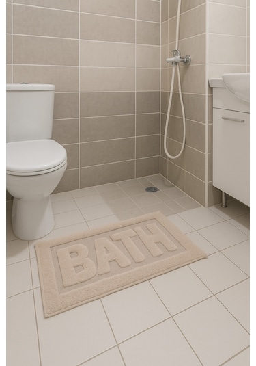 Özdilek Bath Paspas 50x80 Bej Çok Renkli