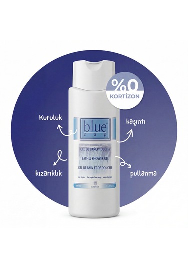 Blue Cap Kuru Ciltler İçin Duş Jeli 400 ML
