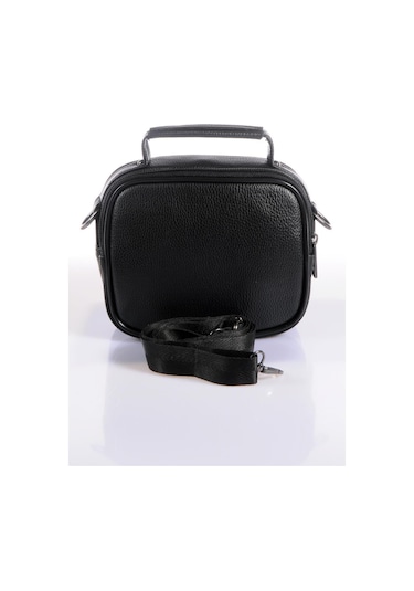 U.S. Polo Assn. Plevr84 Metal Logolu Çapraz Askılı Erkek Çanta Siyah