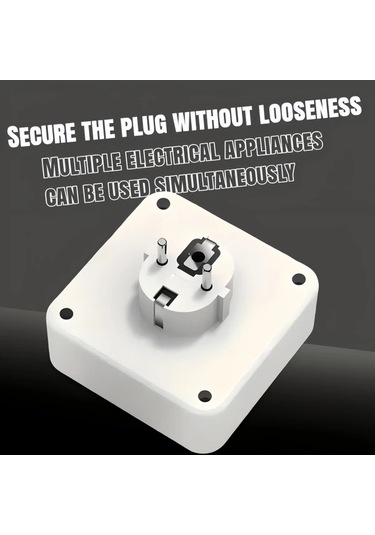 Siyah Ql-86u 5-eu Prizli Güç Şeridi Çoklu Seviyeli Adaptör, Masaüstü/duvar Adaptörü. Yatak Odası Güç Şeridi/mutfak Güç Şeridi/oturma Odası Güç Şeridi