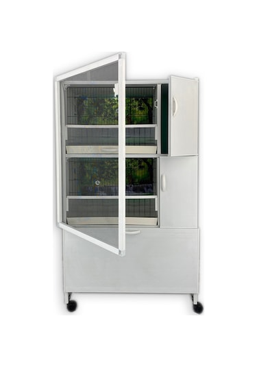 İstanbul Kafes Model 2Dy Pvc Kuş Dolabı