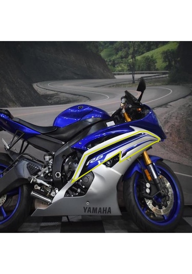Yamaha Yzf R6  Tasarım Sticker Etiket Modeli