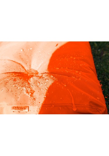 Dekosoy Dış Ve Iç Mekan Palet Minderi Takımı - Turuncu 3 Lü