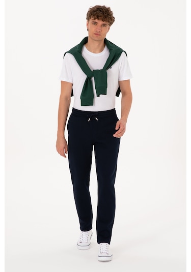 U.S. Polo Assn. Erkek Lacivert Şardonlu Eşofman Altı 50313761-VR033 U.S. Polo Assn. Erkek Lacivert Şardonlu Eşofman Altı 50313761-VR033