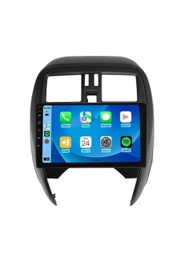 Nissan Micra 2014-2018 4gb Ram 64gb Hafıza 8 Çekirdek Carplay Kamera Android Multimedya 9"