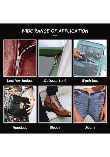 194 Adet Çinko Alaşımlı Boyalı Naylon Fermuar Çektirme Seti Giyim Çadırı Kurulumu İçin