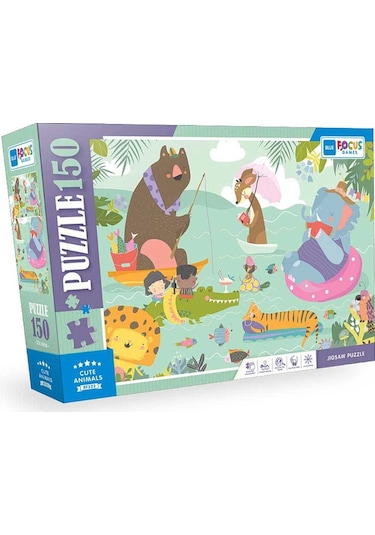 Blue Focus Cute Animals Sevimli Hayvanlar 150 Parça Puzzle Bf322