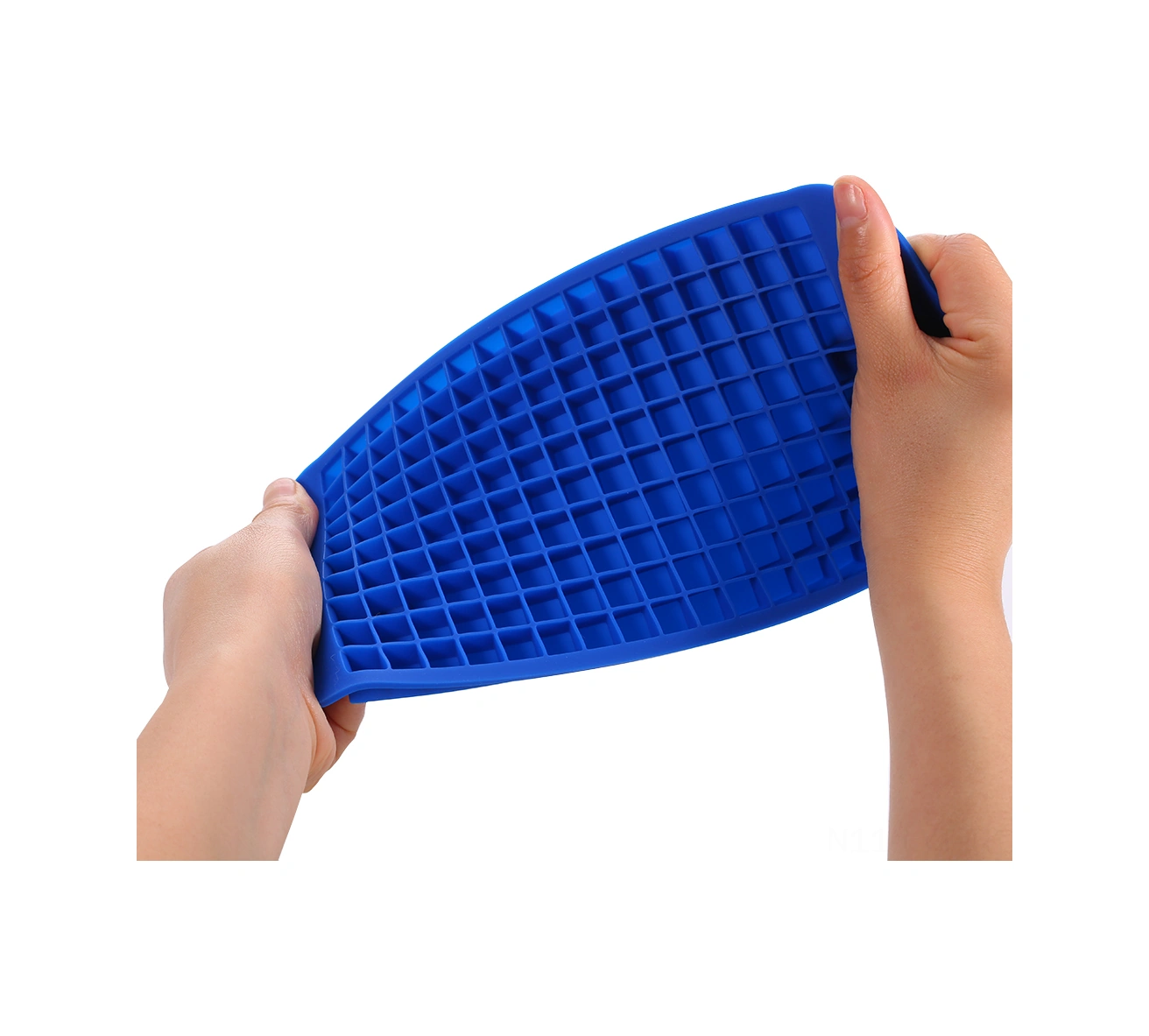 Youtek Yemek Grubu Silikon Buz Kalıbı 160 Kucuk Izgara Hizli Dondurma Esnek Blender Uyumlu Mutfak Gereci Mavi Çok Renkli